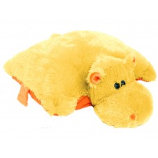 Игрушка-подушка Алина «Бегемот» (55 см) медовый