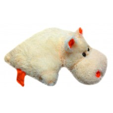 Игрушка-подушка Алина «Бегемот» (55 см) персиковый