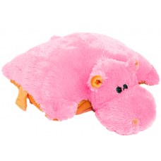 Игрушка-подушка Алина «Бегемот» (55 см) розовый