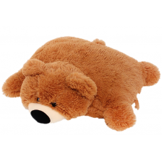 Игрушка-подушка Алина «Мишка» (45 см) коричневый