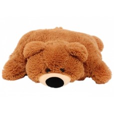 Игрушка-подушка Алина «Мишка» (45 см) коричневый
