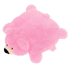 Игрушка-подушка Алина «Мишка» (45 см) розовый