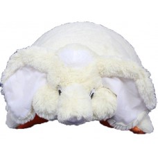 Игрушка-подушка Алина «Слон» (55 см) белый