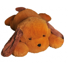 Мягкая игрушка Алина Собака «Тузик» (140 см) медовый